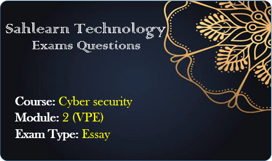 Module 2 Essay Exams